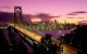 Obraz New York - Manhattan - Golden Bridge, bavlnené plátno, vysokokvalitná tlač