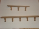 TRENDY drevené VEŠIAKY rovné: 3 alebo 5-dielne.