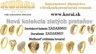 Zlaté prstene KORAI – nová kolekcia, super ceny