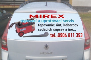 MIREX-tepovací a upratovací servis
