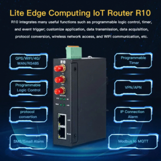 Industrial Modbus to WiFi Converter IoT Edge Gateway Router
