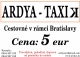 taxi za 5 €