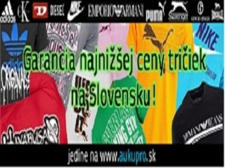Pánske / Dámske tričká - najnižšia cena v SK