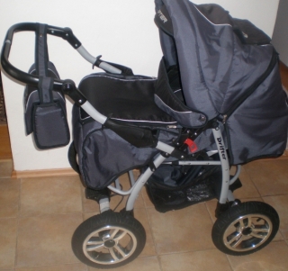 Predám detský kočík značky Tako Drifter v čierno šedej farbe.
