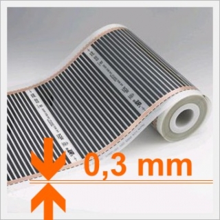 Podlahové vykurovanie elektrické - 13,50 EUR/m2