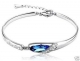krásny dámsky SWAROVSKI náramok -rôzne farby