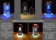 Křišťálové svícny na čajovou svíčku, laser 2D-3D.