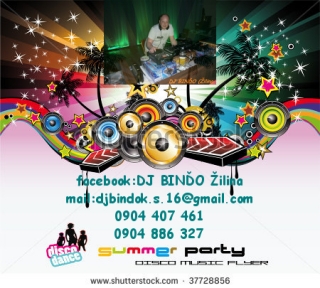DJ Binďo (svadby,stuzkove,diskoteky,firemne,skolske,rodinne oslavy