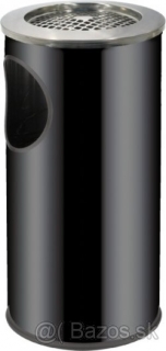 Popolník stojanový oceľový , farebný, výška 67 cm, priemer 30 cm.