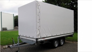 Predam privesny vozik znacky WAGENBOUW HAPERT s plachtou