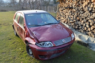 Fiat Punto, havarovany, r.v. 2009