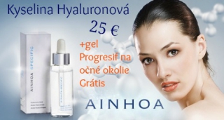 Kyselina hyalurónová AINHOA 50ml. + Očný gél k odstráneniu známok únavy Keenwell