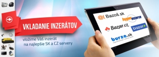 Vložíme Váš inzerát na inzertné portály