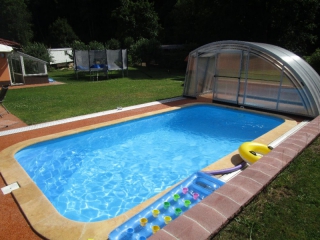 Bazén 6x3x1,5m s kompletním příslušenstvím a zastřešením