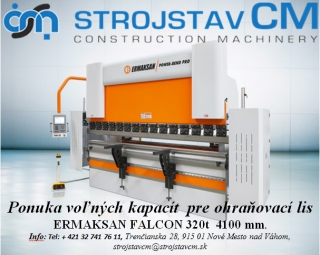 Strojstav CM s.r.o. ponuka voľných pracovných kapacít