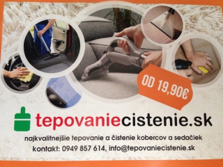 Tepovanie a čistenie kobercov a sedačiek