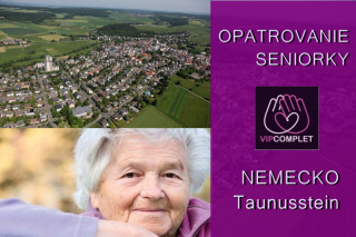 Taunusstein – OPATROVANIE SENIORKY / turnus 4-6 týždňov / nástup 1.9.2018
