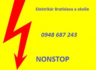 elektrikár Bratislava a okolie-poruchová služba