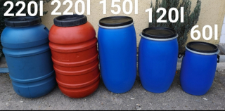 Plastove sudy 60L 100L 120L 150L a 220L