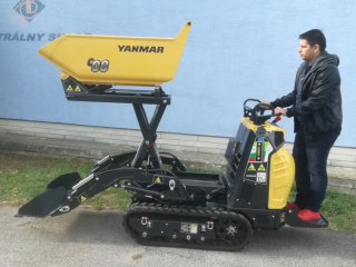 Samonakladací dumper Yanmar s vysokovýklopným zariadením