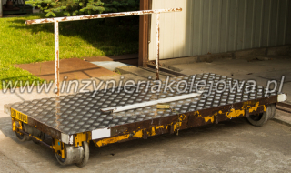 Rail, railway track manual trolley