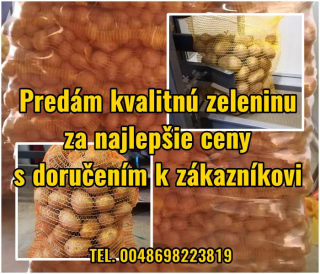 Predám kvalitnú zeleninu za najlepšie ceny s doručením k zákazníkovi
