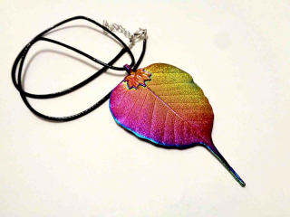 Náramok listový - šperk z ozajstných listov