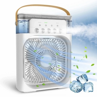 Zvlhčovač vzduchu, aróma difuzér, nočné svetlo, klimatizácia, ventilátor