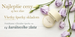 Skvelé zľavy na zlaté šperky zo 14k zlata Korai